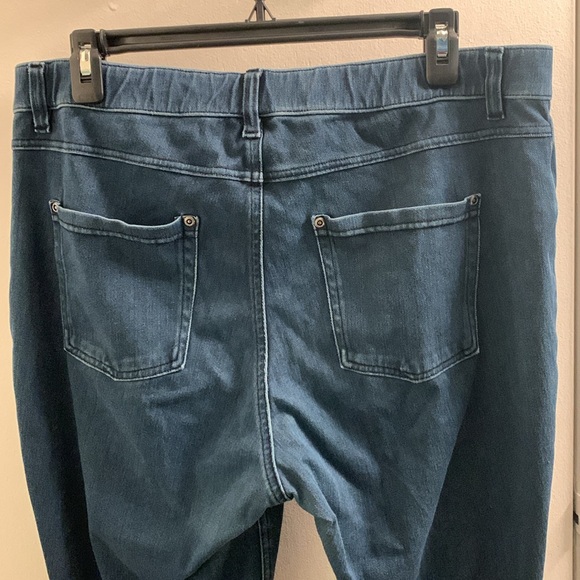 HUE Dark blue jeggings size :XL - Picture 4 of 6